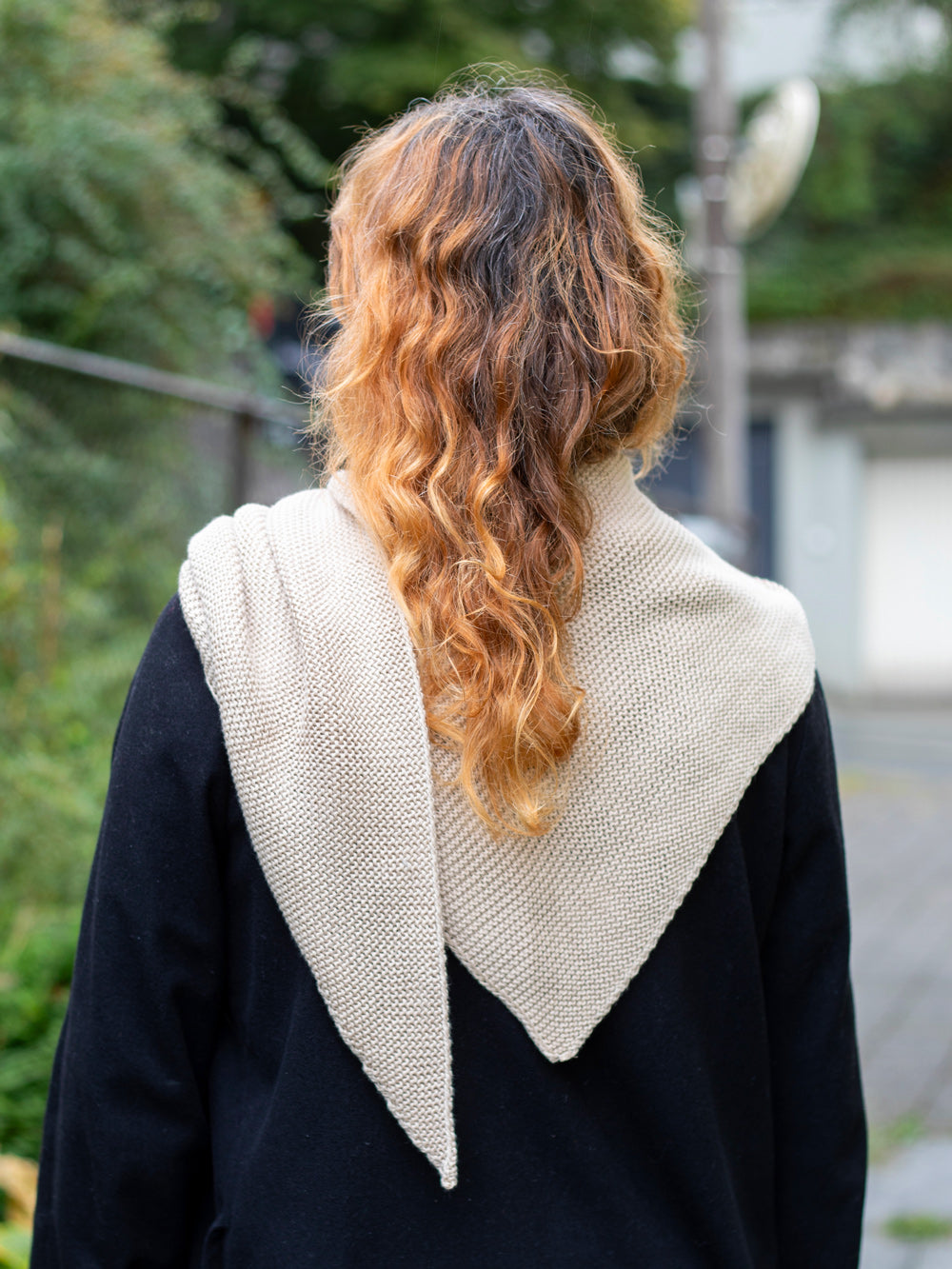 Dreieckstuch Tria beige
